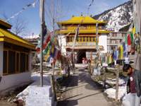Tibetian temple in Manali
