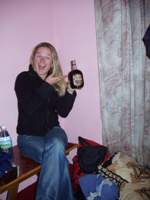 Libby and her Old Monk